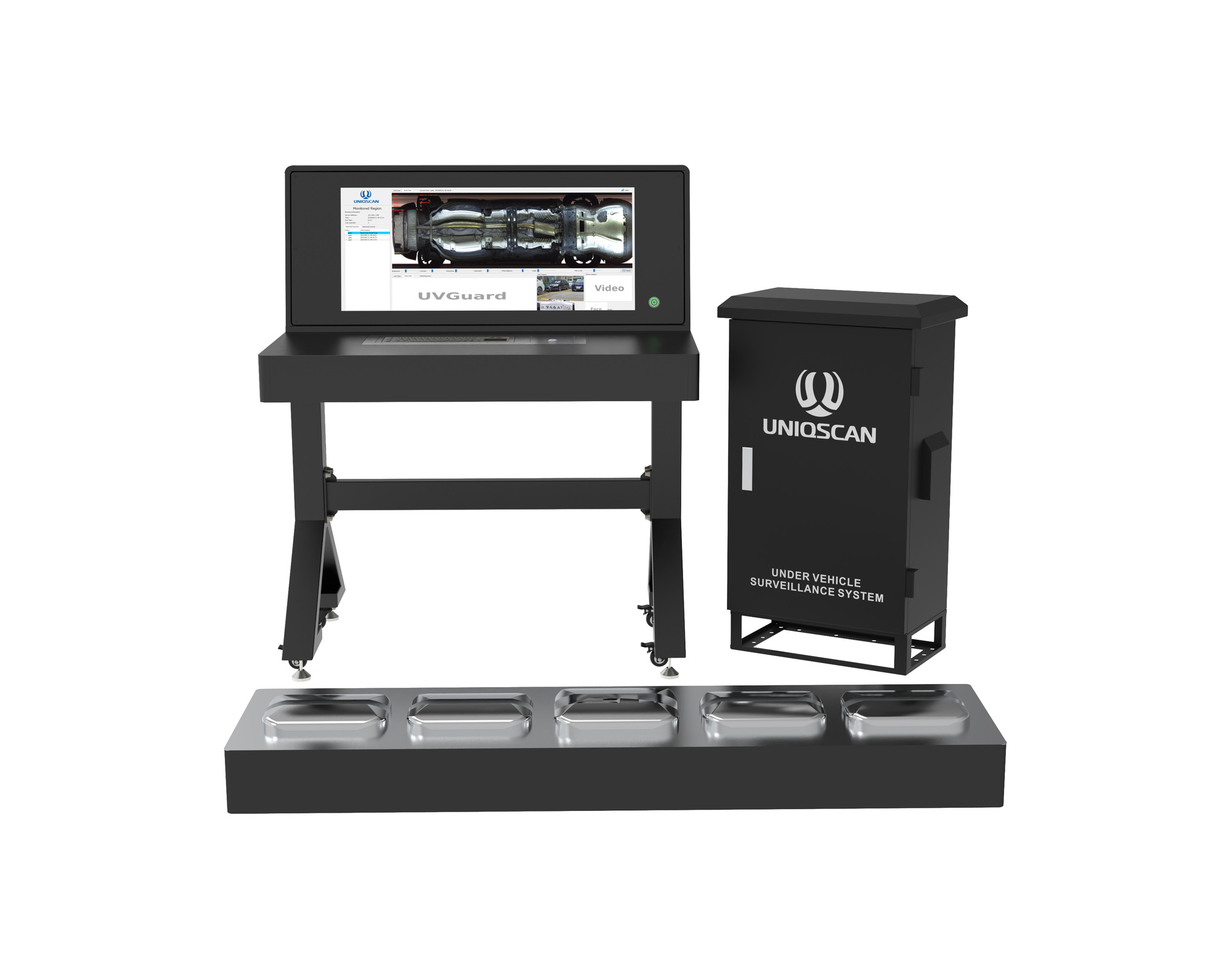 Sistema de vigilancia subvehicular: UV300-F